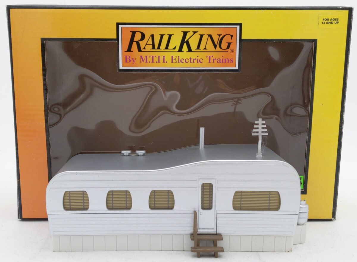 MTH 30-90005 O Scale Stainless Mobile Home EX/Box