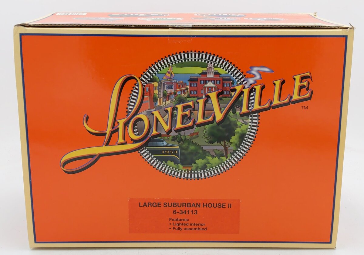 Lionel 6-34113 O Gauge Large Assembled Suburban House #2 EX/Box