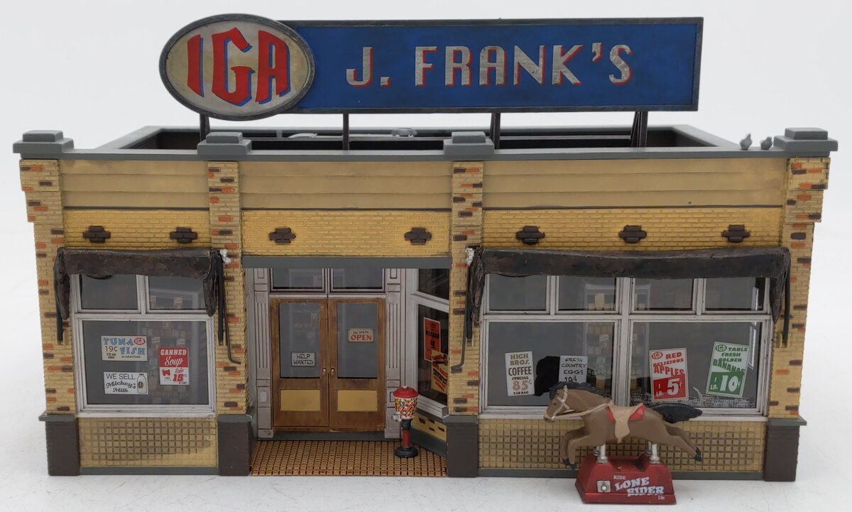 Woodland Scenics BR5851 O Scale Built-&-Ready J. Frank's Grocery Building EX