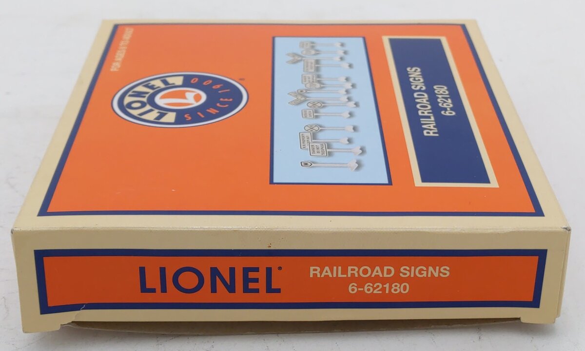 Lionel 6-62180 O and O-27 Road Signs (Set of 14) NIB