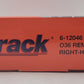 Lionel 6-12046 O Gauge O36 Right Hand Remote-Control FasTrack Switch/Turnout/Box