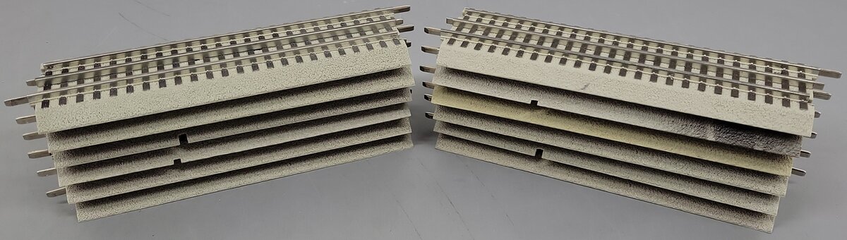 Lionel 6-12014 O Gauge FasTrack 10" Straight Track Sections (12)