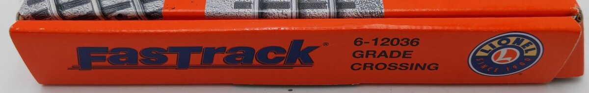 Lionel 6-12036 O Gauge FasTrack Grade Crossing VG/Box