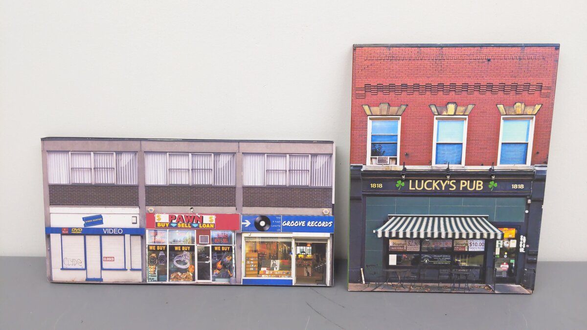 PFT Designs G Scale Assorted Background Flats [2] EX