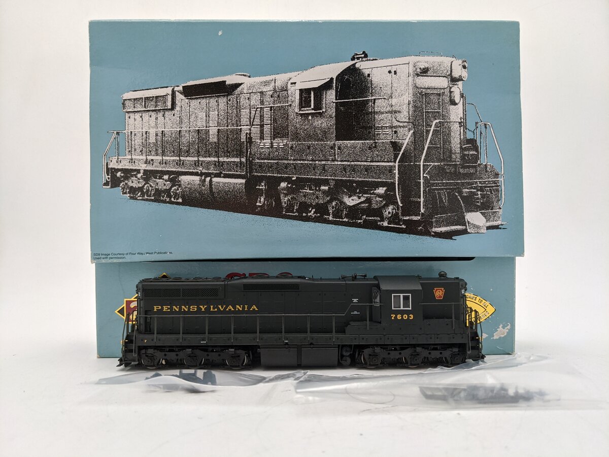 Proto 2000 21192 HO Pennsylvania SD9 Locomotive w/Dynamic Brake #7603 EX/Box