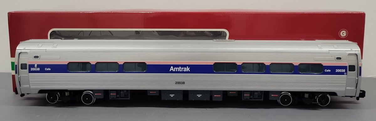 LGB 32224 G Amtrak Amfleet Phase IV Cafe Car #20038 EX/Box