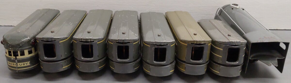 Marx Vintage O New York Central Mercury Passenger Electric Train Set