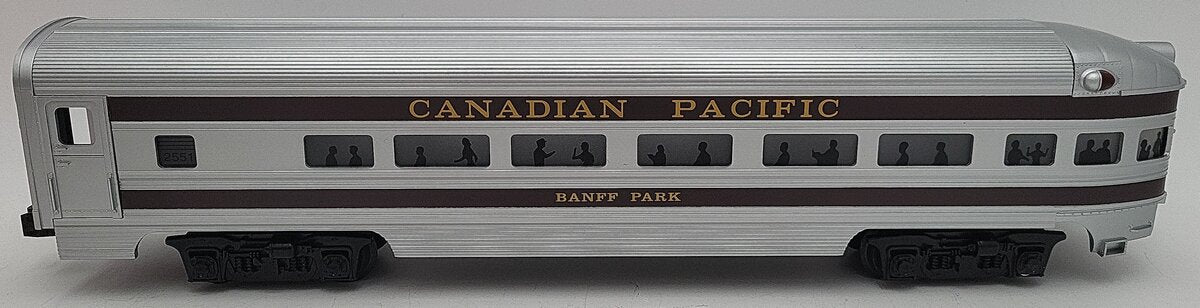 Williams O Gauge Canadian Pacific Banff Park Observation Car #2551 EX/Box