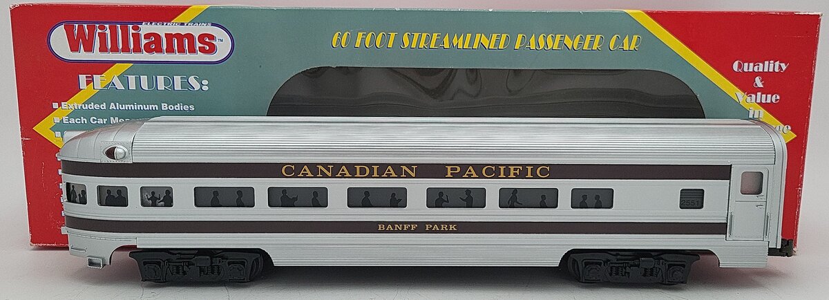 Williams O Gauge Canadian Pacific Banff Park Observation Car #2551 EX/Box
