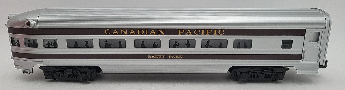 Williams O Gauge Canadian Pacific Banff Park Observation Car #2551 EX/Box