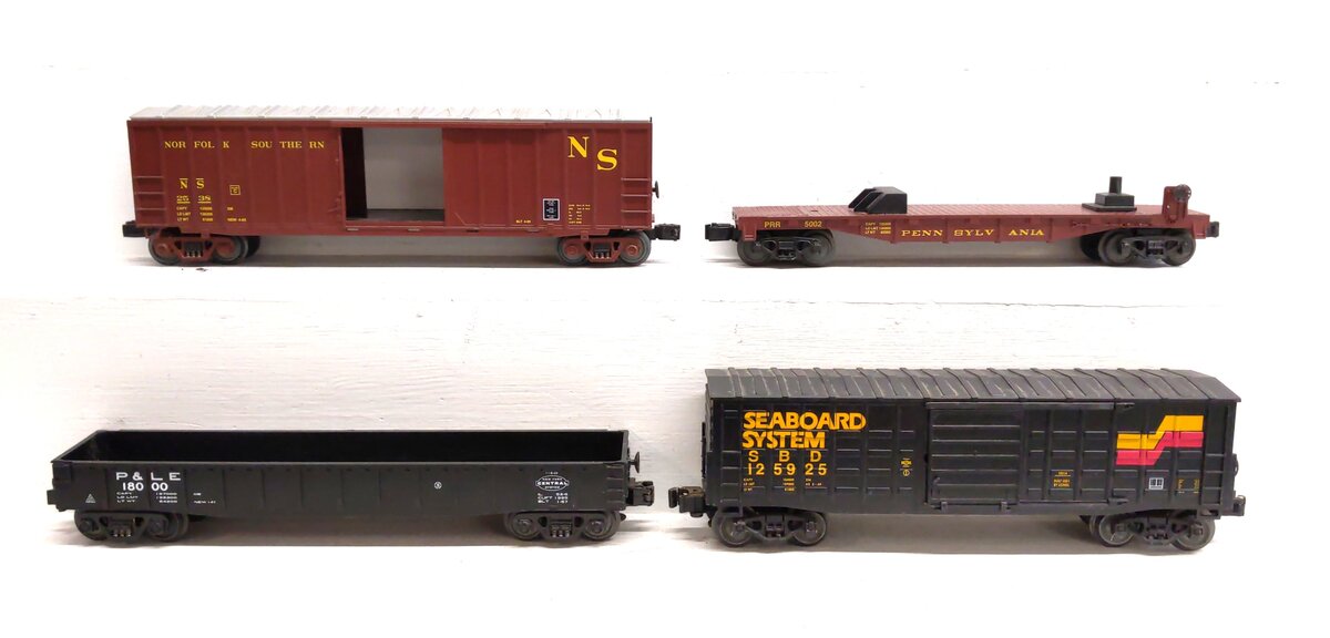 Lionel & Other O Gauge Assorted Freight Cars [4] VG