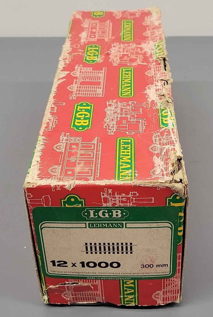 LGB 1000 G Scale 12" Inch Straight Track [12] VG/Box