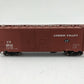 Red Caboose 38521-28 HO Scale Lehigh Valley #8012 Double Door Boxcar EX/Box