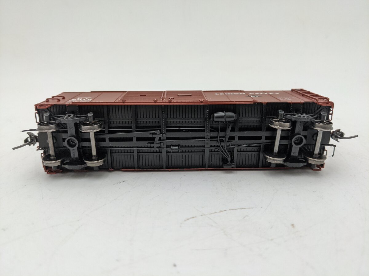 Red Caboose 38521-28 HO Scale Lehigh Valley #8012 Double Door Boxcar EX/Box