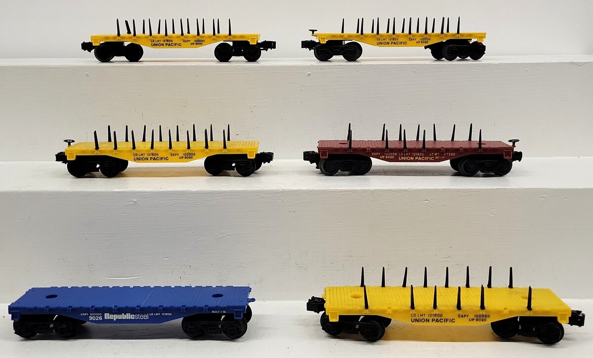 Lionel O Gauge Freight Flatcars [6] VG