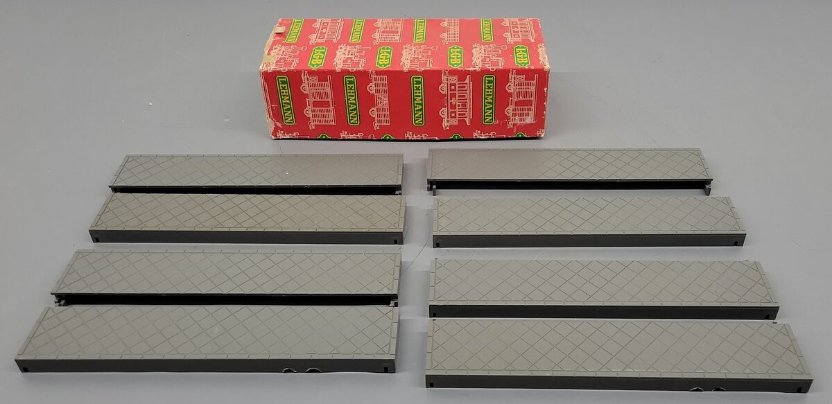LGB 5034 G Scale Gray Plastic Platform Set VG/Box