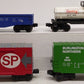 Lionel O Gauge Assorted Freight Cars: 9608, 9607, 9373, 9136 [4] VG