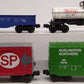 Lionel O Gauge Assorted Freight Cars: 9608, 9607, 9373, 9136 [4] VG