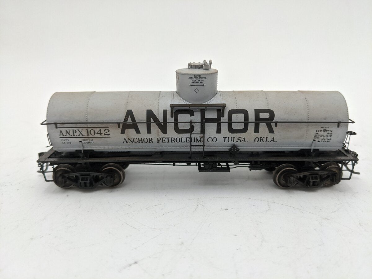 Tangent 19123-05 HO Exxon-Mobil Anchor 8,000 Gallon Insulated Tank Car #1042 EX/Box