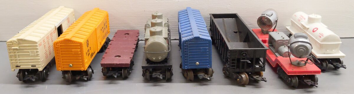 Marx O Gauge Vintage Freight Cars #3280,43461,21429,284,467110,4581,X-246 [8] VG