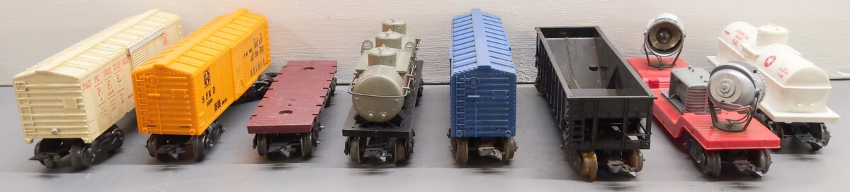 Marx O Gauge Vintage Freight Cars #3280,43461,21429,284,467110,4581,X-246 [8] VG