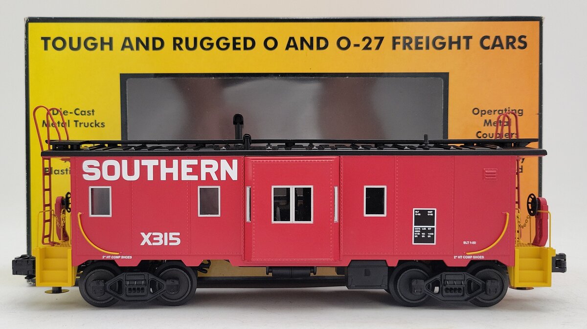 MTH 30-77113 O Gauge Southern Bay Window Caboose EX/Box