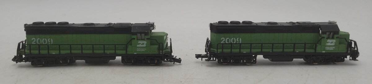 Bachmann N Scale Burlington Northern AA Diesel Locomotive Set #2009 EX