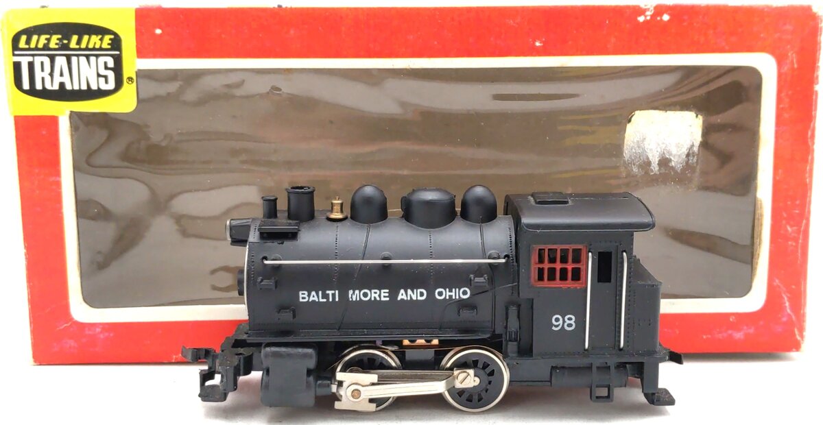 Life Like 8301 HO Baltimore & Ohio Dockside Locomotive #98 EX/Box
