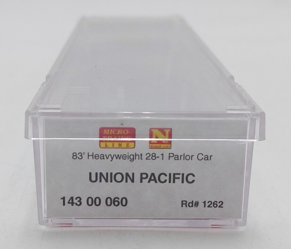 Micro-Trains 14300060 N Union Pacifc 83' 28-1 Heavyweight Parlor Car #1262 LN/Box