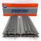 Lionel 6-12032 O Scale Straight FasTrack (Pack of 4) EX/Box