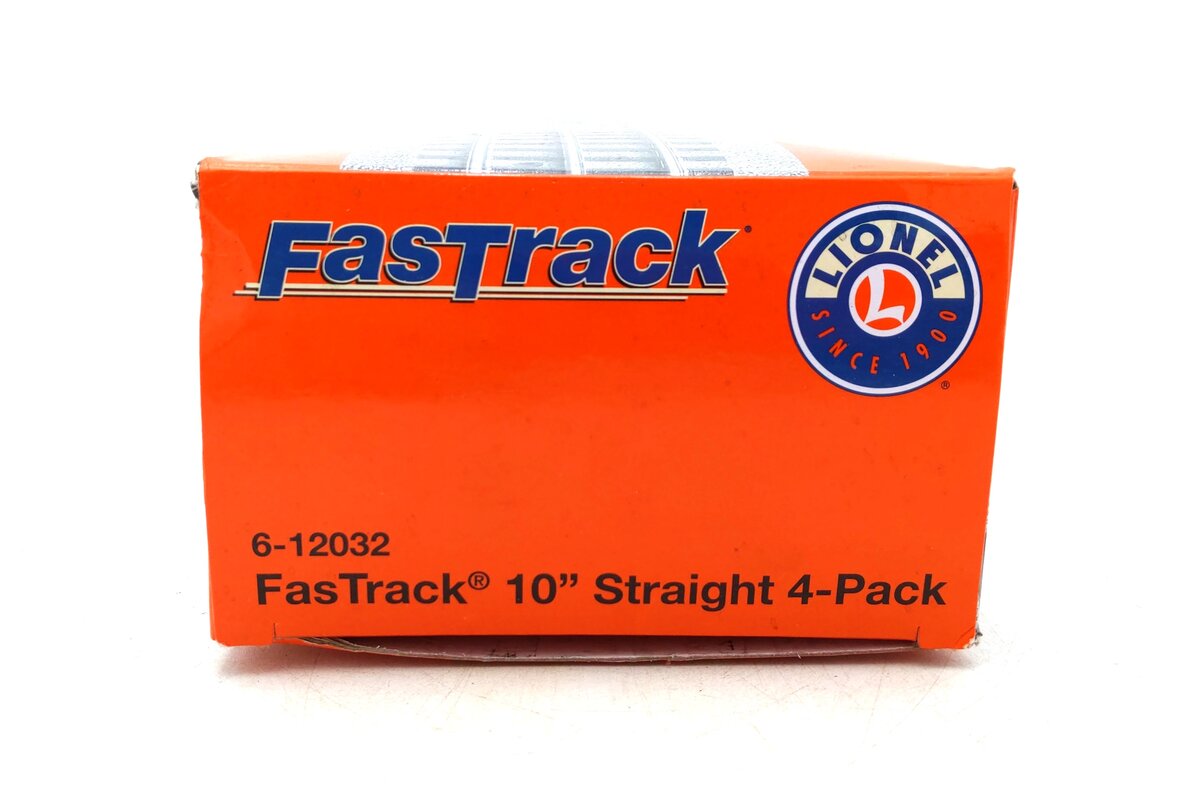 Lionel 6-12032 O Scale Straight FasTrack (Pack of 4) EX/Box