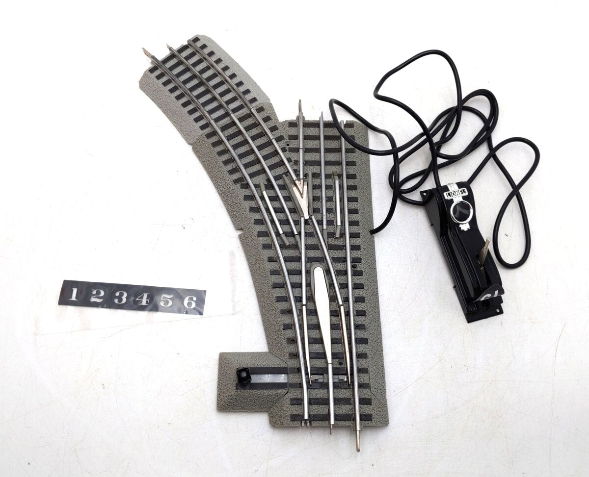 Lionel 6-81947 O-36 Remote Left Hand FasTrack Remote/Command Switch Turnout EX/Box