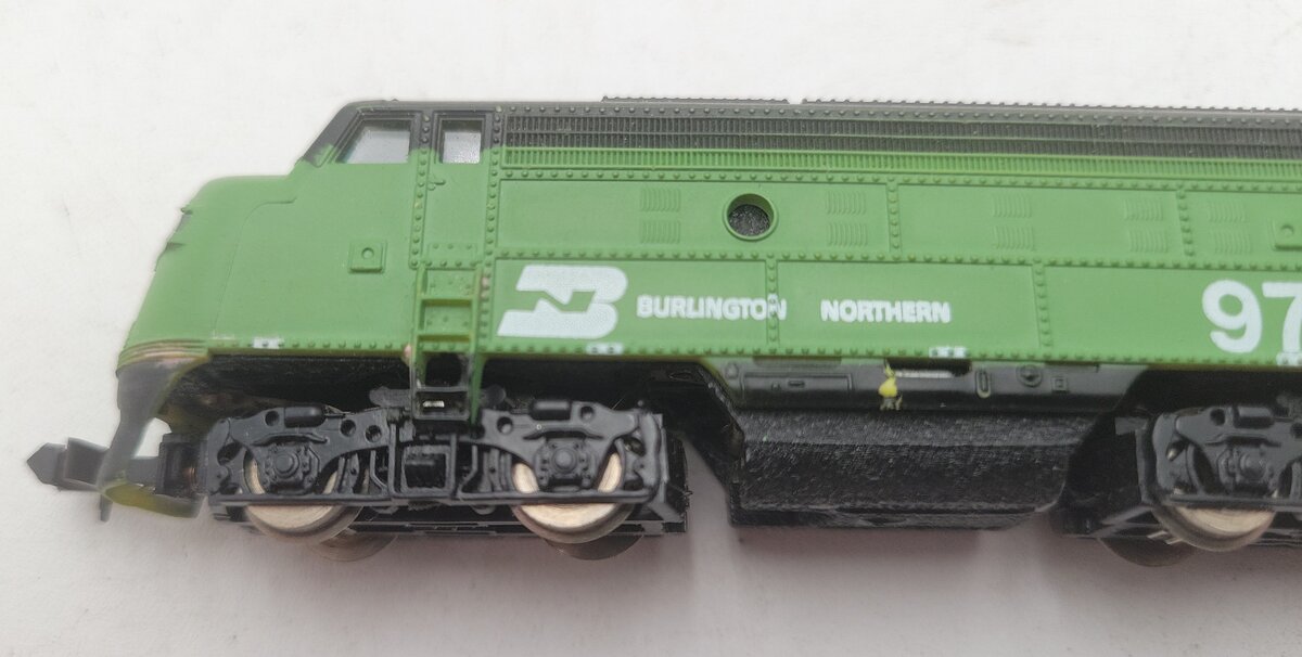 Bachmann 4649 N Scale Burlington Northern Diesel Locomotive # 9749 EX/Box
