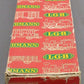 LGB 1060 G Scale 600mm 24" Brass Rail Straight Track (Box of 12) VG/Box