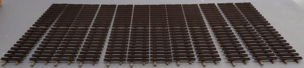 LGB 1060 G Scale 600mm 24" Brass Rail Straight Track (Box of 12) VG/Box
