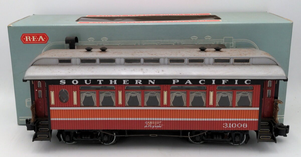 Aristo-Craft 31006 G Scale Southern Pacific Passenger Coach w/Metal Wheels VG/Box