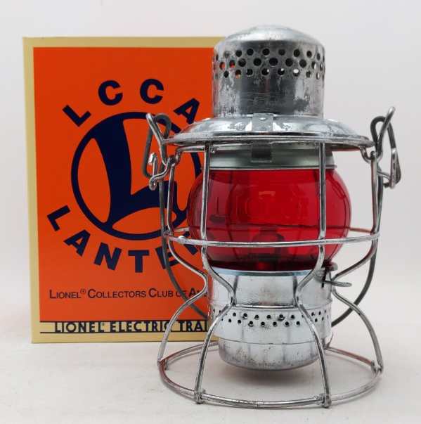 Lionel 59510 LCCA 25th Anniversary Kerosene Lantern - Red VG/Box