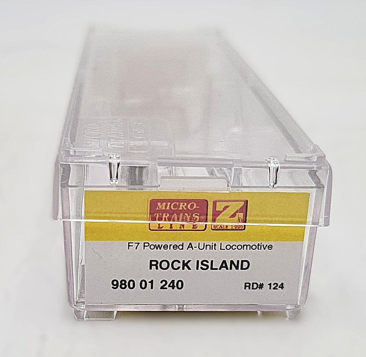 Micro-Trains 98001240 Z Rock Island EMD F-7A Unit Powered Diesel Locomotive #124 LN/Box