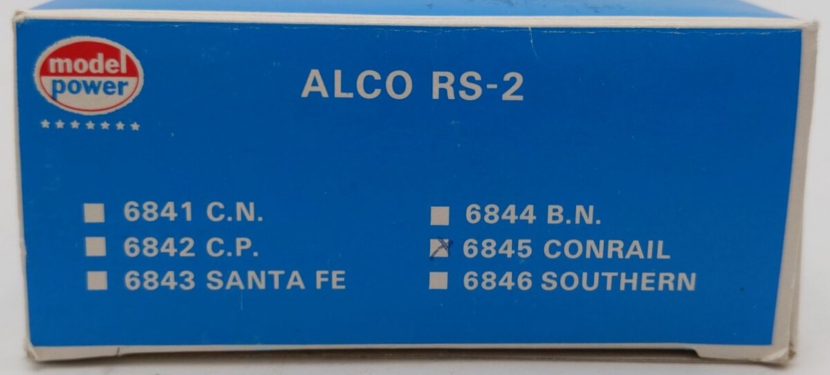 Model Power 6845 HO Conrail RS-2 Diesel Locomotive #8416 EX/Box