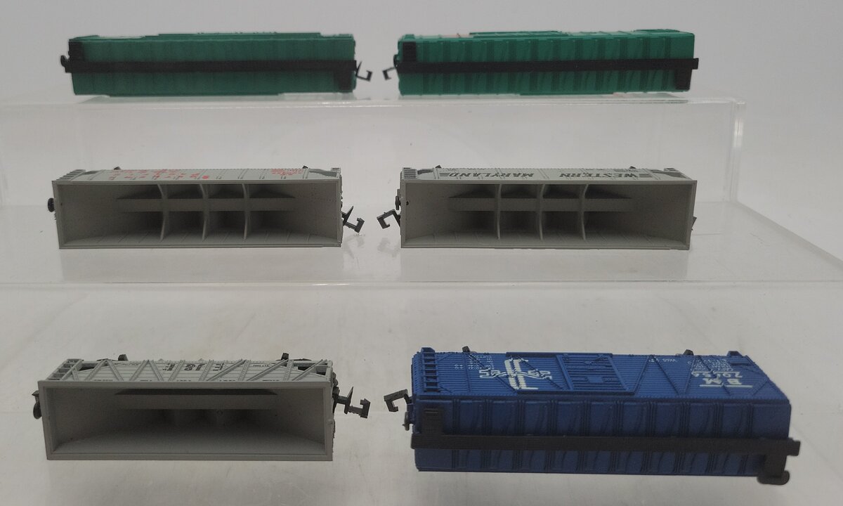 Trix & Other N Scale Assorted Freight Cars: #70056, #400055, #80008 [6] EX