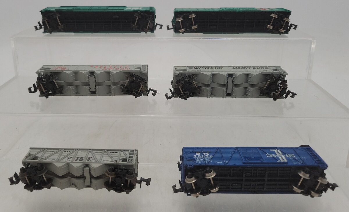 Trix & Other N Scale Assorted Freight Cars: #70056, #400055, #80008 [6] EX