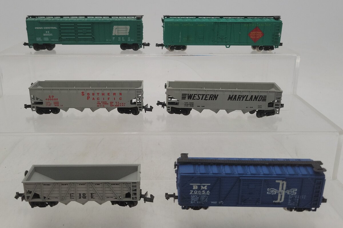 Trix & Other N Scale Assorted Freight Cars: #70056, #400055, #80008 [6] EX