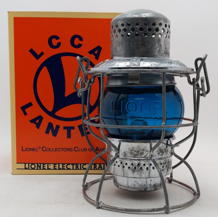 Lionel 59510 LCCA 25th Anniversary Kerosene Lantern - Green VG/Box