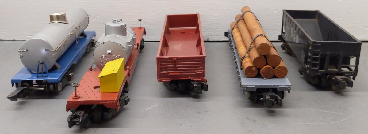 American Flyer S Gauge Vintage Freight cars #801,948,42597,24106 [5] VG