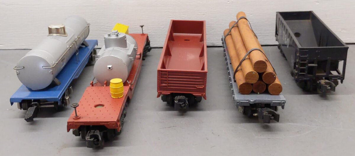 American Flyer S Gauge Vintage Freight cars #801,948,42597,24106 [5] VG
