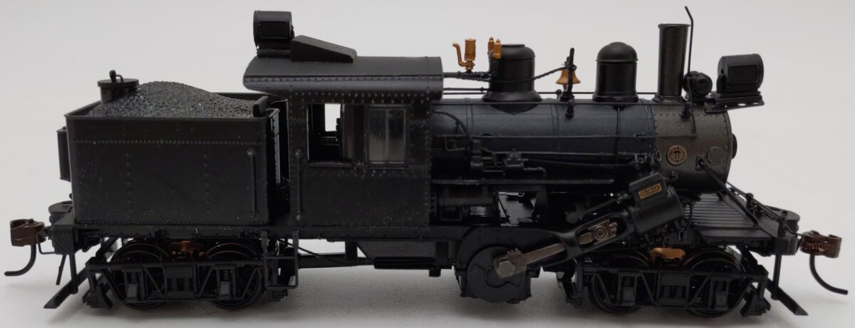 Bachmann 80604 HO Painted, Unlettered 50-ton Two-Truck Climax w/DCC EX/Box