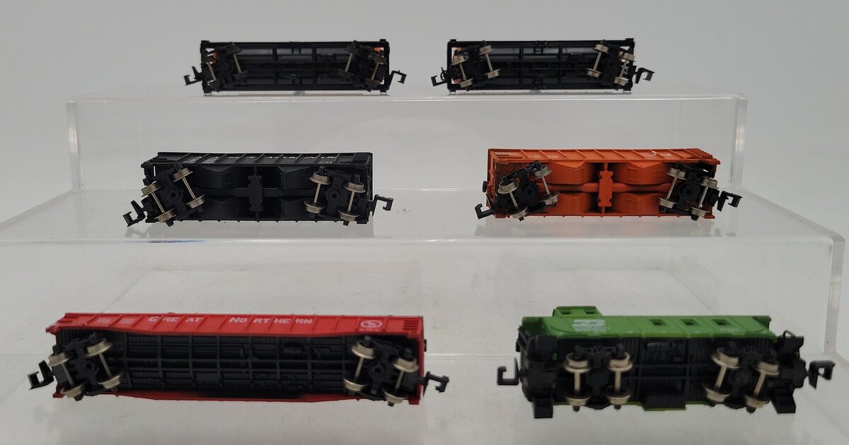 MRC, Bachmann, Atlas & Other N Scale Assorted Freight Cars: #69584, #789012 [6] EX