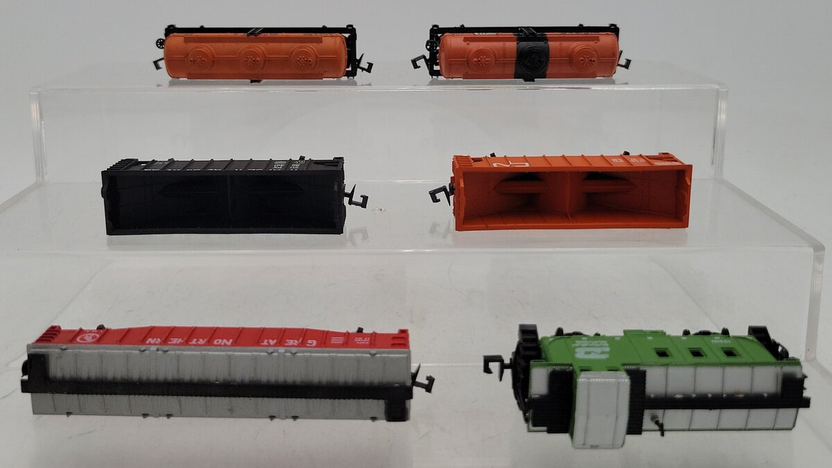 MRC, Bachmann, Atlas & Other N Scale Assorted Freight Cars: #69584, #789012 [6] EX