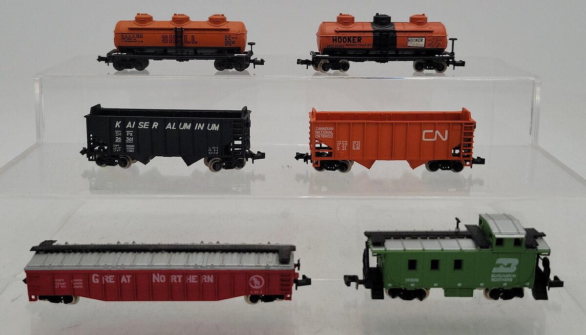 MRC, Bachmann, Atlas & Other N Scale Assorted Freight Cars: #69584, #789012 [6] EX