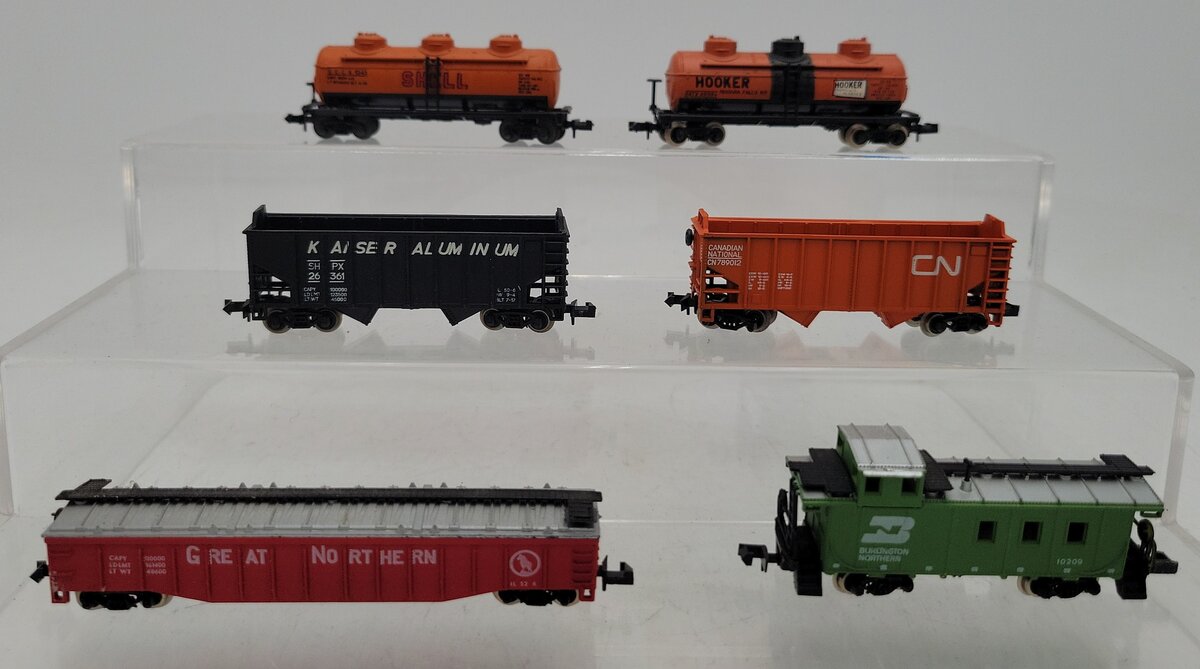 MRC, Bachmann, Atlas & Other N Scale Assorted Freight Cars: #69584, #789012 [6] EX